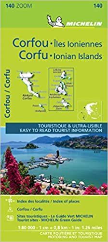 CORFU AND THE IONIAN ISLANDS, MAPA ZOOM Nº 140