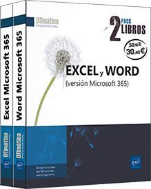 EXCEL Y WORD (VERSIÓN MICROSOFT 365)- PACK DE 2 LIBROS