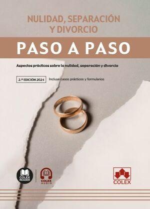 NULIDAD SEPARACION Y DIVORCIO. PASO A PASO (2ª ED. 2024)