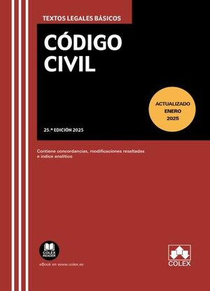 CODIGO CIVIL (25.ª EDICIÓN 2025 )