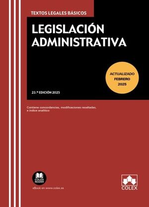 LEGISLACIÓN ADMINISTRATIVA (23ª ED. 2025)