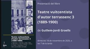 TEATRE VUITCENTISTA D'AUTOR TERRASSENC 3 (1889-1900)