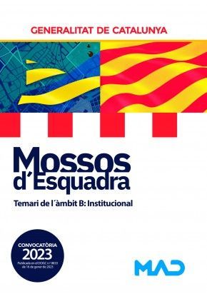MOSSOS D'ESQUADRA - TEMARI DE L´ÀMBIT B: INSTITUCIONAL