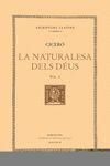 NATURALESA DELS DÉUS VOL. I, LA  ( DOBLE TEXT / TELA )