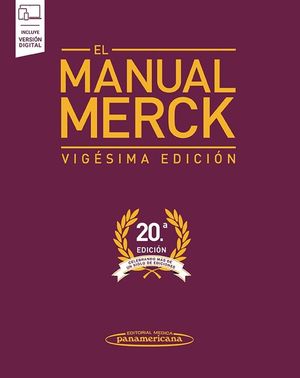 MERCK: EL MANUAL MERCK (20ª ED.) INCLUYE VERSIÓN DIGITAL