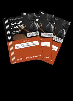 TEMARIO PARA LAS OPOSICIONES DE AUXILIO JUDICIAL PACK 3 TOMOS) 2025